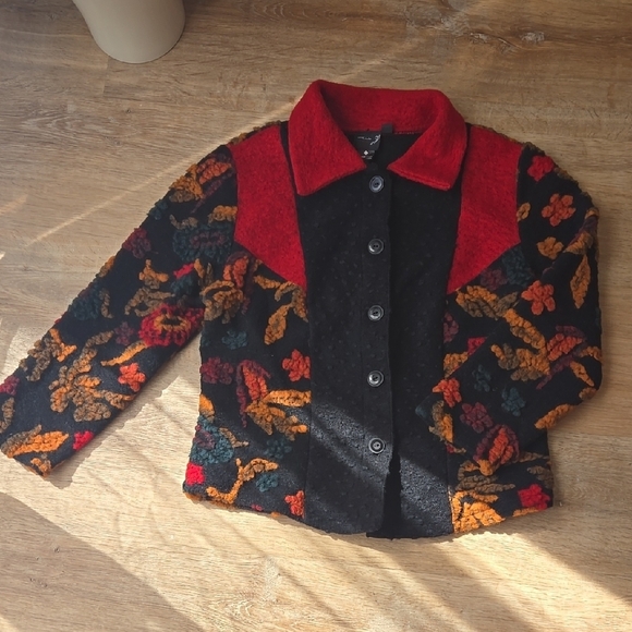 tib design Jackets & Blazers - BRONEK KOCHANSKI - TIB DESIGN Short Jacket Sz XL